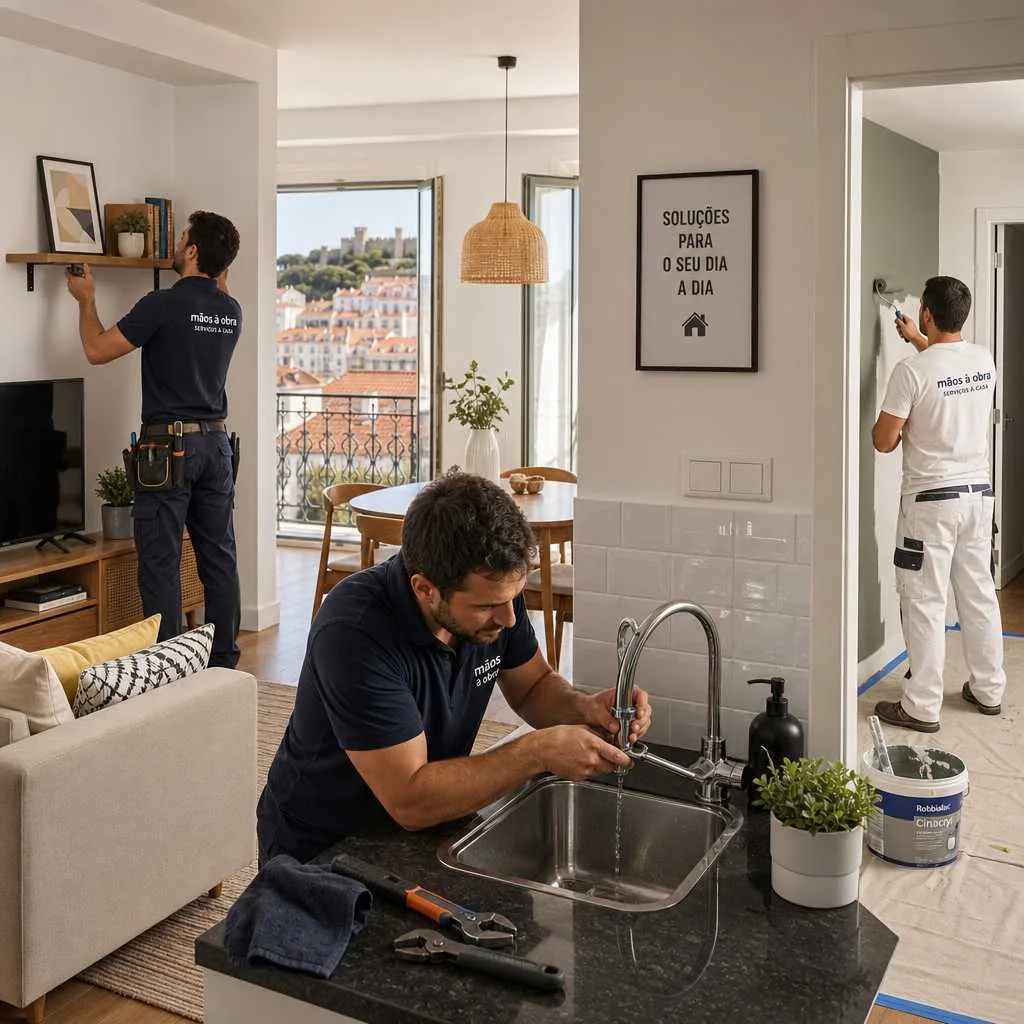 Serviço de handyman e faz-tudo em casa na Grande Lisboa